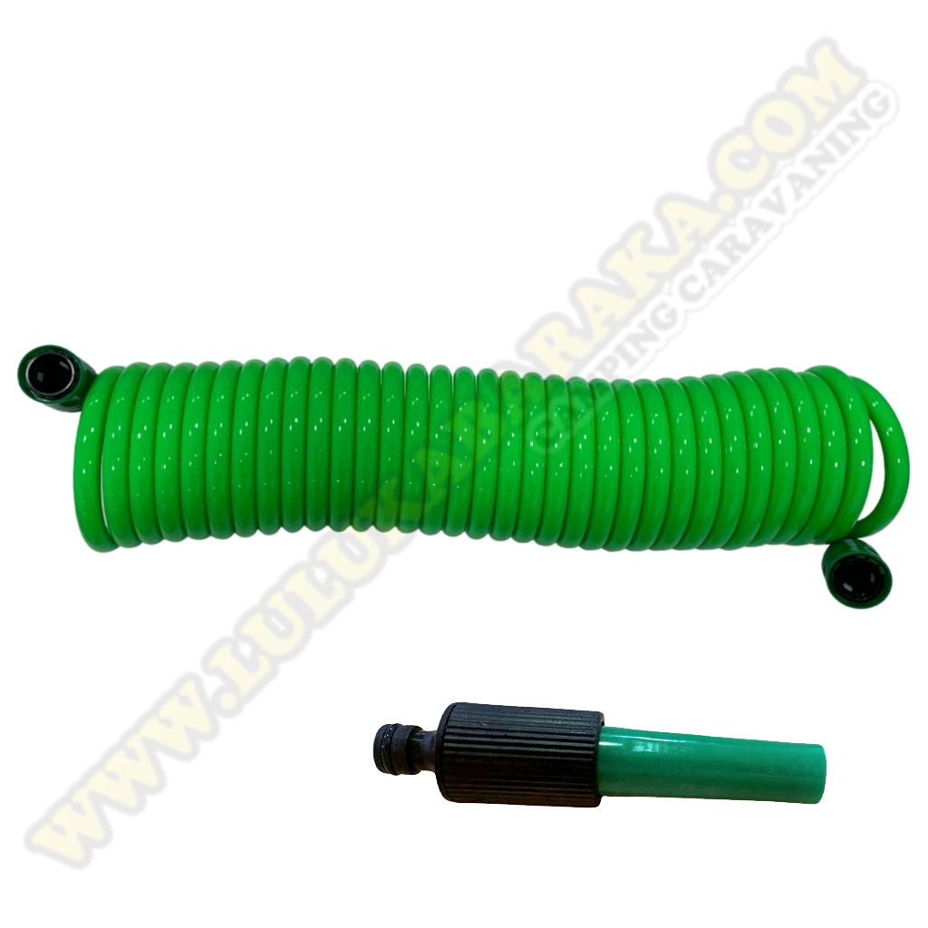 Manguera espiral verde 10m